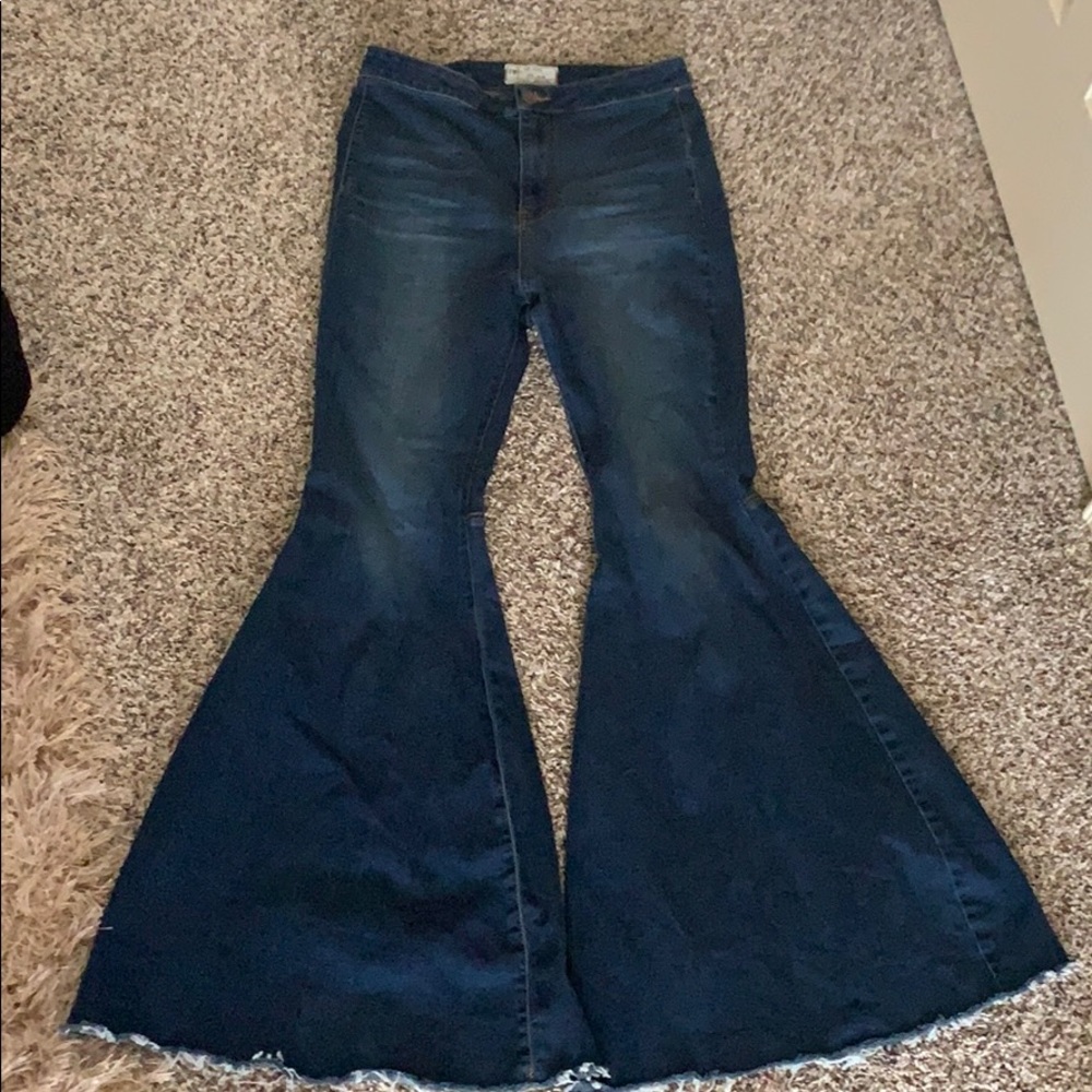 Free People Just Float On Flare Jeans